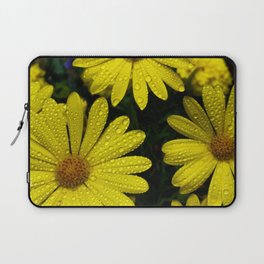Yellow Flowers After the Misting Laptop Sleeve