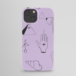 Purple Flash Sheet iPhone Case