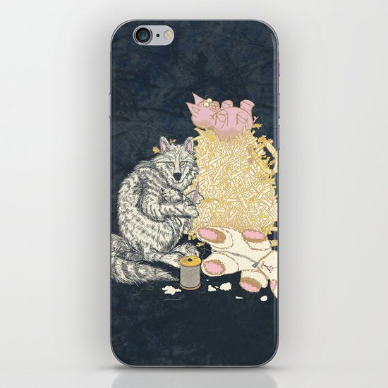 Big Bad Wolf Only Needed a Needle iPhone & iPod Skin
