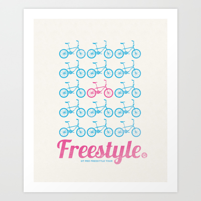 Freestyle Gt Pro Freestyle Tour Art Print By Madebyme Society6