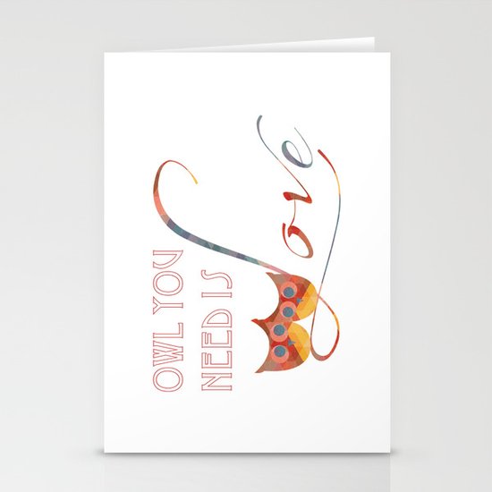 Owl Love Stationery Cards