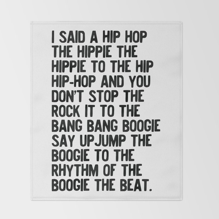RAPPERS DELIGHT Hip Hop CLASSIC MUSIC Decke
