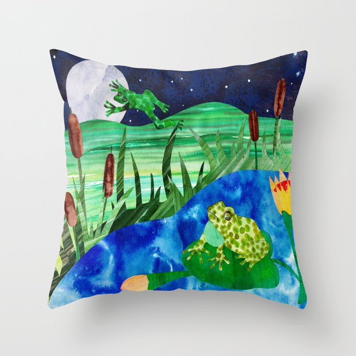 outdoor frog pillows