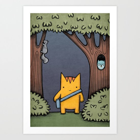 Into the Woods Art Print