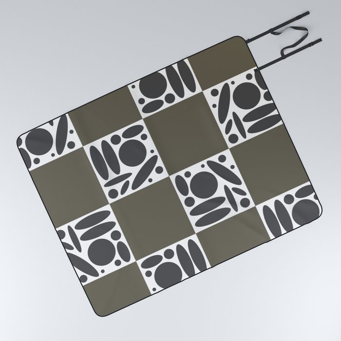 Geometric modern shapes 11 Picnic Blanket