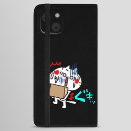 Bad bend Kitty Cat iPhone Wallet Case
