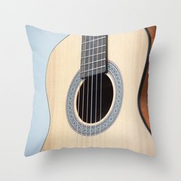 Classical Guitar Throw Pillow