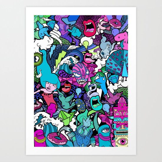 Flash! Art Print