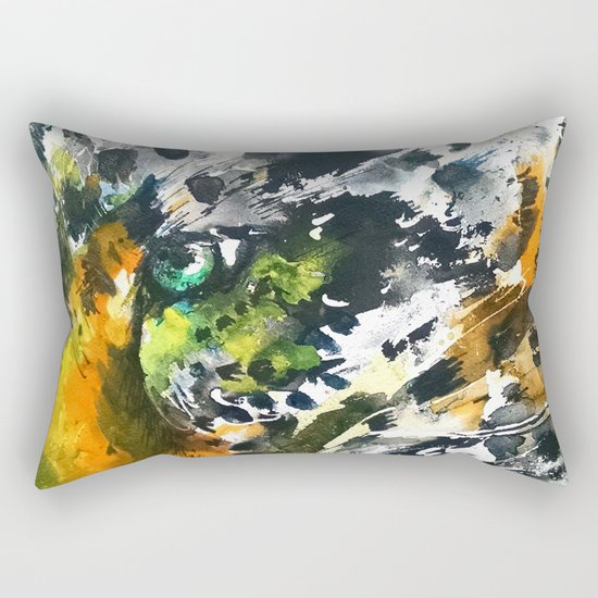 Eye of the Leopard Rectangular Pillow