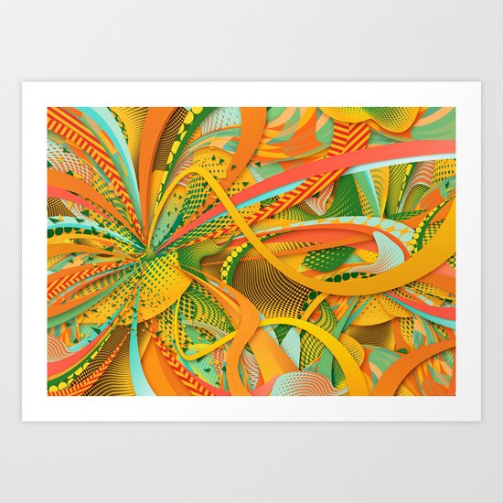 Orange Art Print