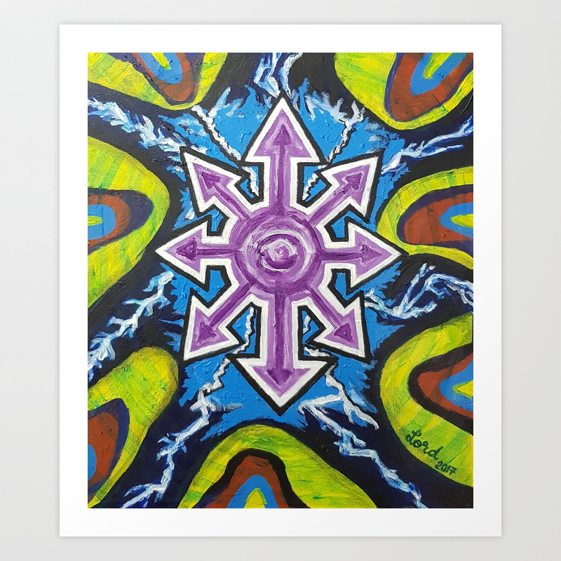 Chaos In A Collapsing Dimension Art Print By Lukelordart Society6 Chaos In A Collapsing Dimension Art Print By Lukelordart Society6