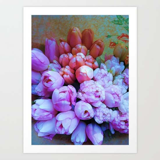POP- Tulips Art Print
