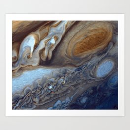 Jupiter's Red Spot Art Print