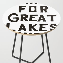 Pray for Great Lakes Surf // Summer 2022 M/K Studios LLC Design Side Table