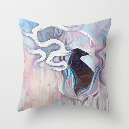 Sky Warden Throw Pillow