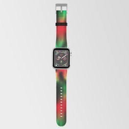 Green Red Tie Dye Apple Watch Band