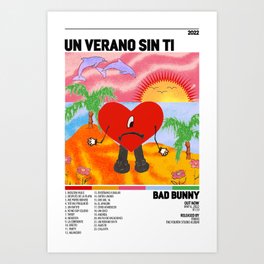 Bad Bunny  Art Print