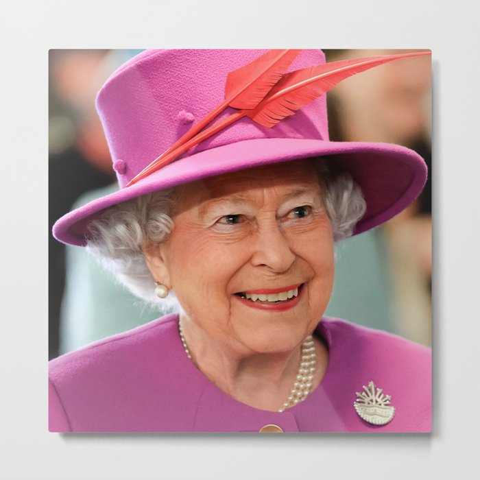 Portrait of Elizabeth II, queen of the United Kingdom 4 In 2015 Metal Print
