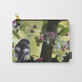 Little bird and flower buds Carry-All Pouch