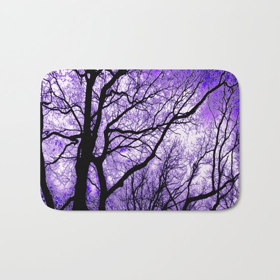 The Trees Know (purple) Bath Mat