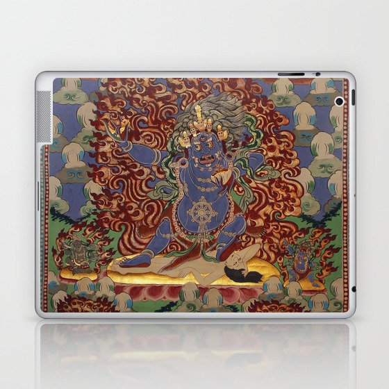 Mahakala Buddhist Thangka Laptop & iPad Skin