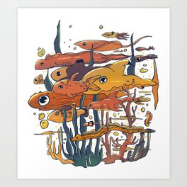 fishy Art Print