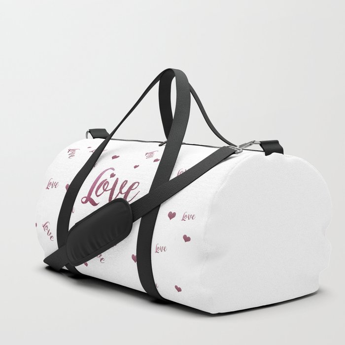 glitter duffle bag