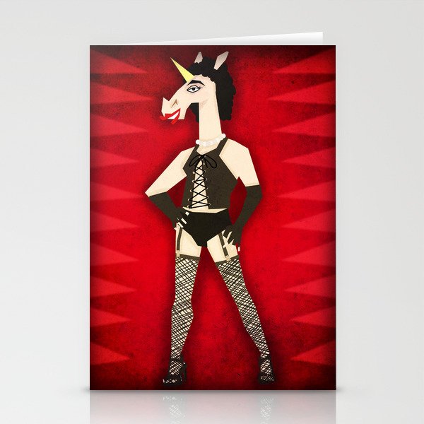 Rocky Horror Unicorn Show Stationery Cards