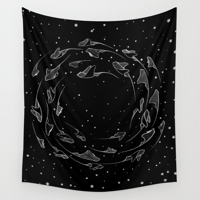 Stingrays and Stars Wall Tapestry