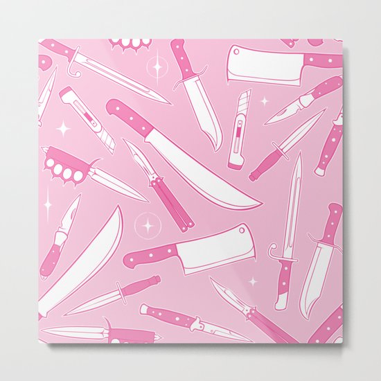 Gorgeous Knife Metal Print