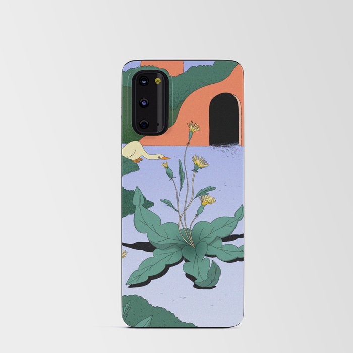 goose in the weeds Android Card Case