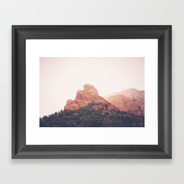 Sunrise in Sedona Framed Art Print