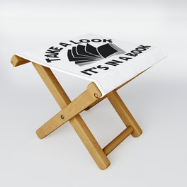 Take A Look It's In A Book Folding Stool