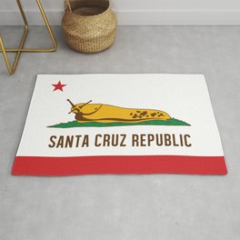 Santa Cruz Republic Banana Slug Flag Rug