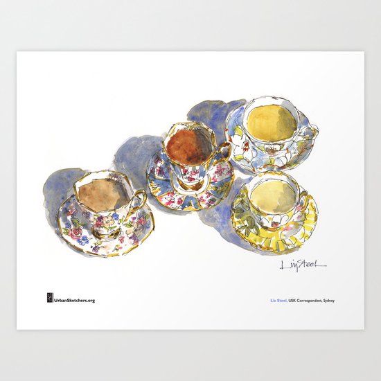 Liz Steel, "A Day in My Life" Art Print