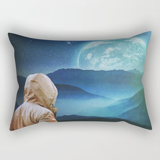 Seeking Again Rectangular Pillow