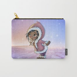 Aputika Carry-All Pouch | Cold, Painting, Winter, Art, Snow, Girl, Digital, Drawing, Crea, Vem 