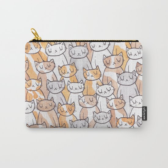 Sleepy Cats Carry-All Pouch