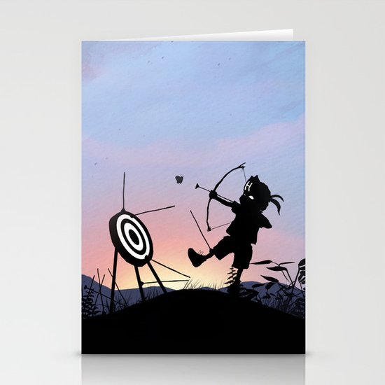 Hawkeye Kid Stationery Cards
