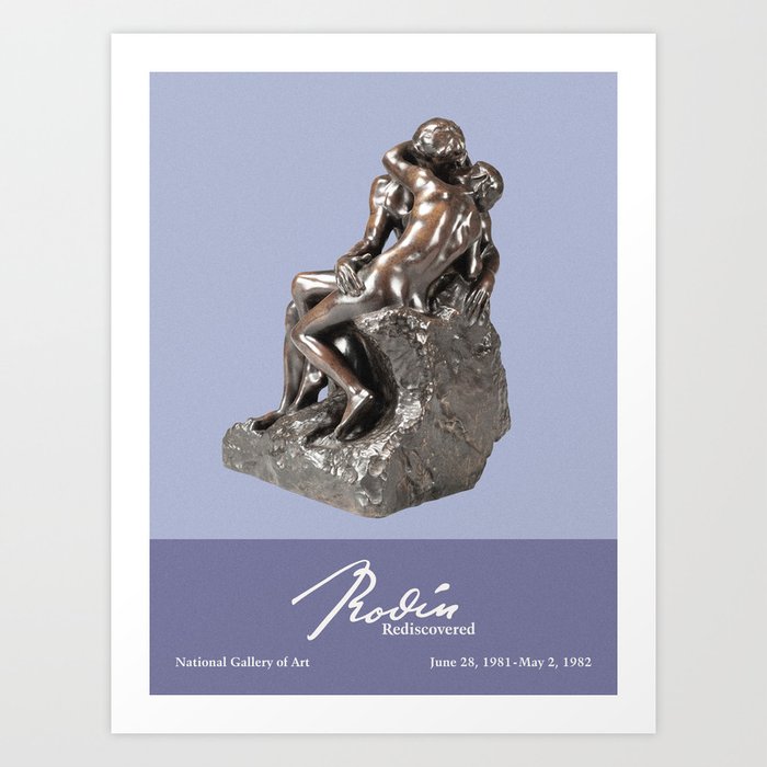 Auguste Rodin Kiss Art Exhibition Print Art Print