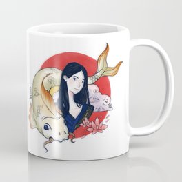 Koi fish girl Coffee Mug