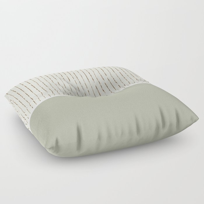 Cream Sage Floor Pillow