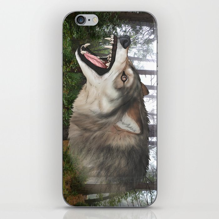 Wolf Chomp iPhone Skin