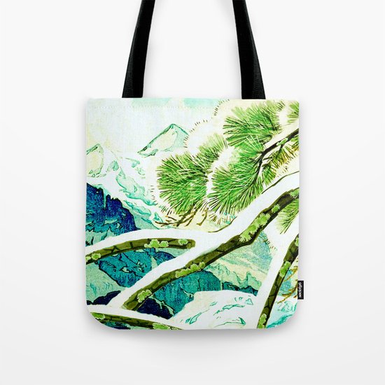 The Winter Green Tote Bag
