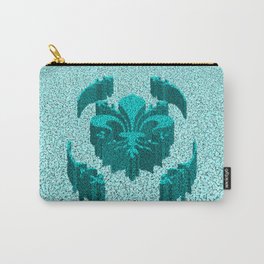 Florentine Teal Garden Carry-All Pouch