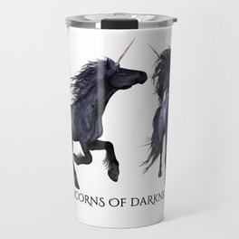 Unicorns of Darkness Travel Mug