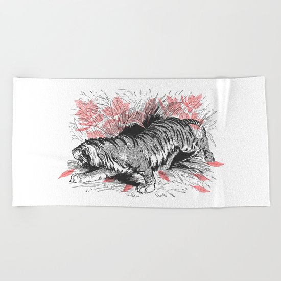 Tiger 2 Beach Towel