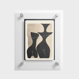 Modern Abstract Woman Body Vases 07 Floating Acrylic Print