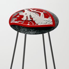 Dragon RED Counter Stool