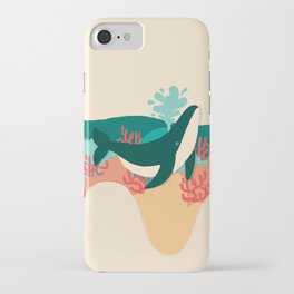 Whale Hello There iPhone Case